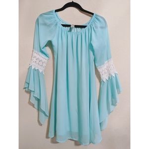 2B Together Minty Blue Dress